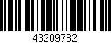 Código de barras (EAN, GTIN, SKU, ISBN): '43209782'