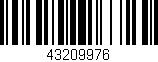 Código de barras (EAN, GTIN, SKU, ISBN): '43209976'