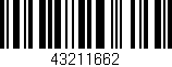 Código de barras (EAN, GTIN, SKU, ISBN): '43211662'