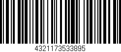 Código de barras (EAN, GTIN, SKU, ISBN): '4321173533895'