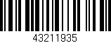 Código de barras (EAN, GTIN, SKU, ISBN): '43211935'