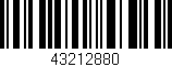 Código de barras (EAN, GTIN, SKU, ISBN): '43212880'