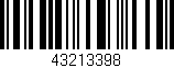 Código de barras (EAN, GTIN, SKU, ISBN): '43213398'