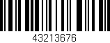 Código de barras (EAN, GTIN, SKU, ISBN): '43213676'