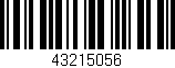 Código de barras (EAN, GTIN, SKU, ISBN): '43215056'