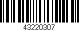 Código de barras (EAN, GTIN, SKU, ISBN): '43220307'