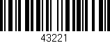 Código de barras (EAN, GTIN, SKU, ISBN): '43221'