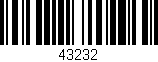Código de barras (EAN, GTIN, SKU, ISBN): '43232'