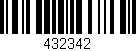 Código de barras (EAN, GTIN, SKU, ISBN): '432342'