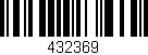 Código de barras (EAN, GTIN, SKU, ISBN): '432369'