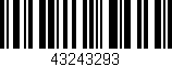 Código de barras (EAN, GTIN, SKU, ISBN): '43243293'