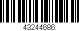 Código de barras (EAN, GTIN, SKU, ISBN): '43244686'