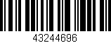 Código de barras (EAN, GTIN, SKU, ISBN): '43244696'