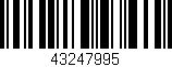 Código de barras (EAN, GTIN, SKU, ISBN): '43247995'
