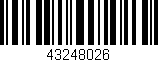Código de barras (EAN, GTIN, SKU, ISBN): '43248026'