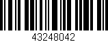 Código de barras (EAN, GTIN, SKU, ISBN): '43248042'