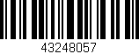 Código de barras (EAN, GTIN, SKU, ISBN): '43248057'