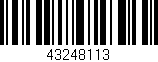 Código de barras (EAN, GTIN, SKU, ISBN): '43248113'