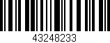 Código de barras (EAN, GTIN, SKU, ISBN): '43248233'