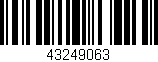 Código de barras (EAN, GTIN, SKU, ISBN): '43249063'
