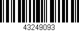 Código de barras (EAN, GTIN, SKU, ISBN): '43249093'