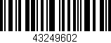 Código de barras (EAN, GTIN, SKU, ISBN): '43249602'