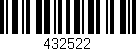 Código de barras (EAN, GTIN, SKU, ISBN): '432522'