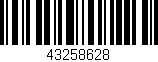 Código de barras (EAN, GTIN, SKU, ISBN): '43258628'
