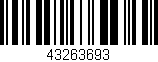 Código de barras (EAN, GTIN, SKU, ISBN): '43263693'