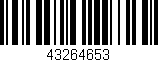 Código de barras (EAN, GTIN, SKU, ISBN): '43264653'