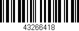Código de barras (EAN, GTIN, SKU, ISBN): '43266418'
