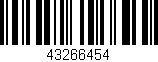 Código de barras (EAN, GTIN, SKU, ISBN): '43266454'