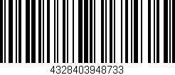 Código de barras (EAN, GTIN, SKU, ISBN): '4328403948733'