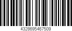 Código de barras (EAN, GTIN, SKU, ISBN): '4328695467509'