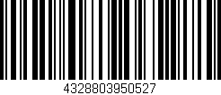 Código de barras (EAN, GTIN, SKU, ISBN): '4328803950527'