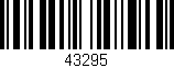 Código de barras (EAN, GTIN, SKU, ISBN): '43295'