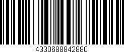 Código de barras (EAN, GTIN, SKU, ISBN): '4330688842880'