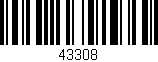 Código de barras (EAN, GTIN, SKU, ISBN): '43308'