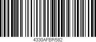 Código de barras (EAN, GTIN, SKU, ISBN): '4330AFBR582'