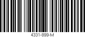 Código de barras (EAN, GTIN, SKU, ISBN): '4331-899-M'