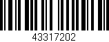 Código de barras (EAN, GTIN, SKU, ISBN): '43317202'