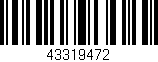 Código de barras (EAN, GTIN, SKU, ISBN): '43319472'