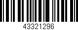 Código de barras (EAN, GTIN, SKU, ISBN): '43321296'