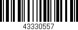 Código de barras (EAN, GTIN, SKU, ISBN): '43330557'
