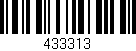 Código de barras (EAN, GTIN, SKU, ISBN): '433313'