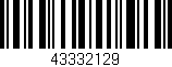 Código de barras (EAN, GTIN, SKU, ISBN): '43332129'