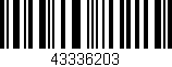 Código de barras (EAN, GTIN, SKU, ISBN): '43336203'