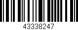 Código de barras (EAN, GTIN, SKU, ISBN): '43338247'