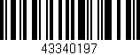 Código de barras (EAN, GTIN, SKU, ISBN): '43340197'