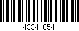 Código de barras (EAN, GTIN, SKU, ISBN): '43341054'